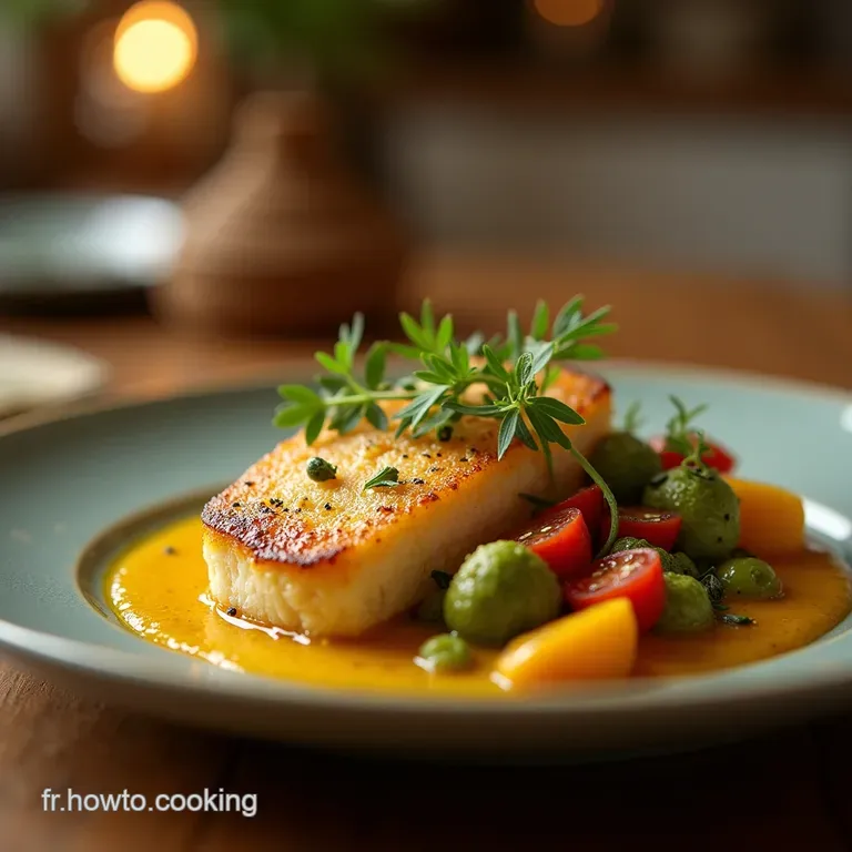 Le Rayon de Soleil à la Vapeur Légumes Croquants Pistou Vert Éclatant et Thon Fondant presentation