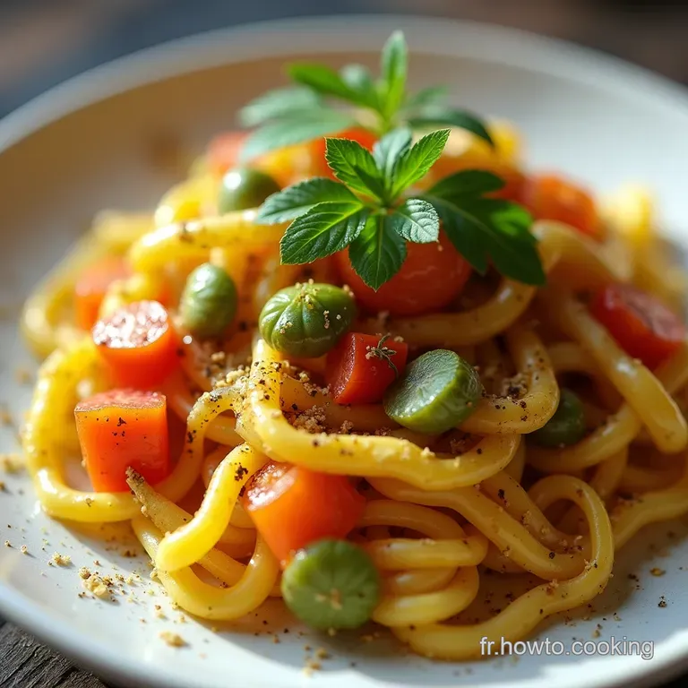 Vapeur de Légumes et Thon Moelleux au Pistou Maison 30 Min
