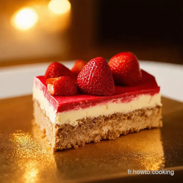 Tiramisu Aux Fraises Lextase Estivale presentation