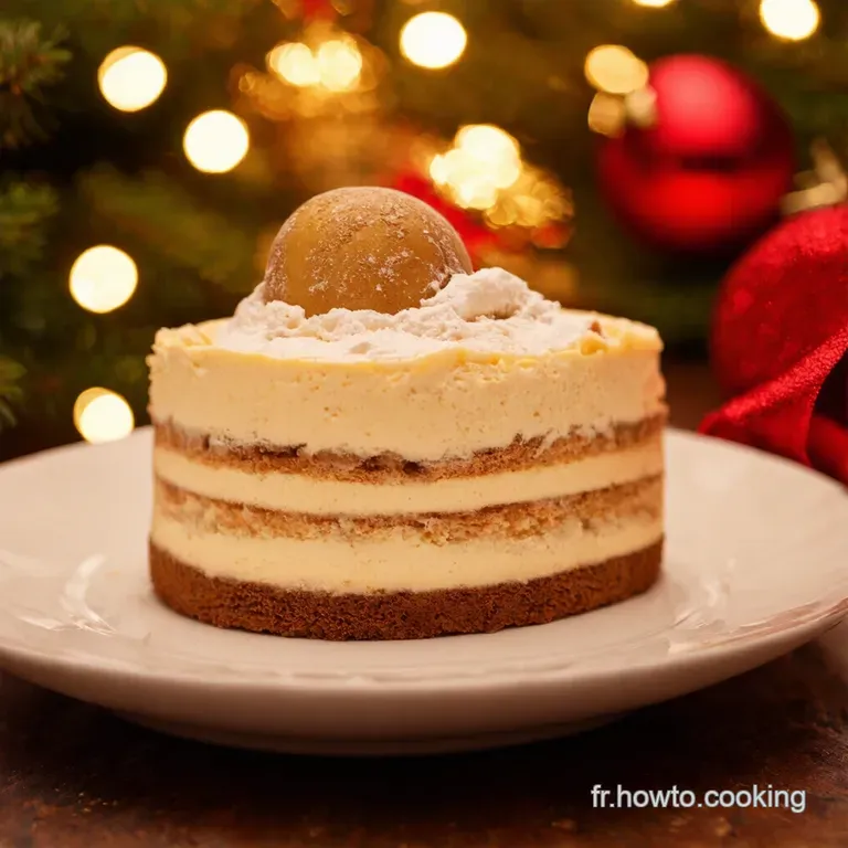 Tiramisu En Sph&egrave;res Glac&eacute;es No&euml;l &Eacute;l&eacute;gant Et Gourmand presentation