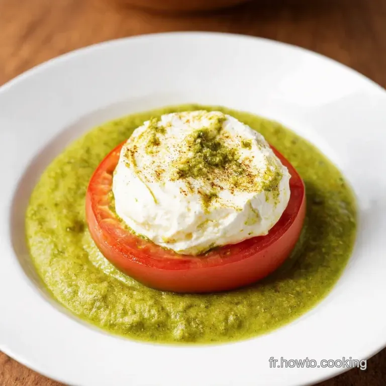 TomateBurrata Express au Pesto Maison