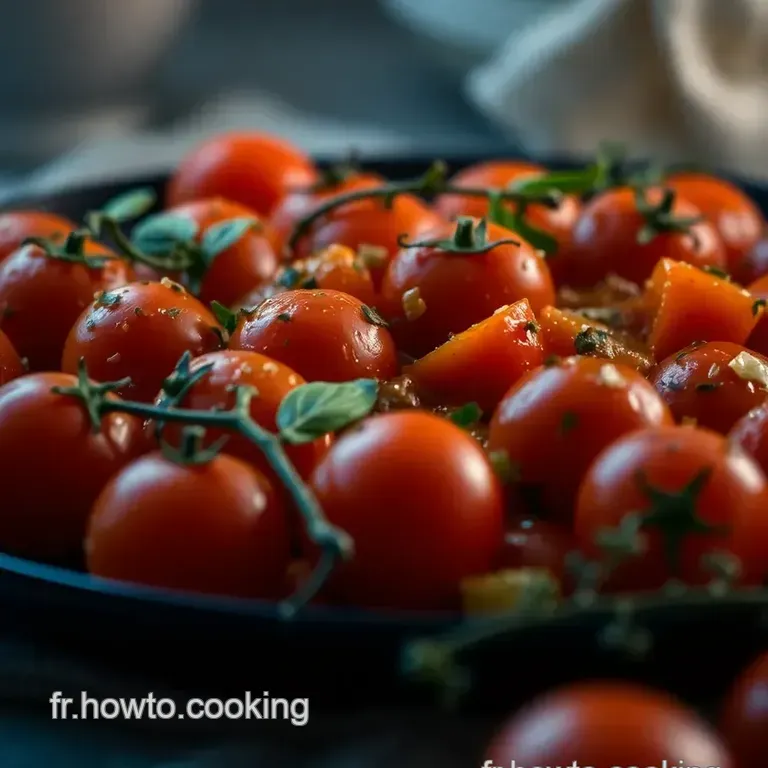 Tomates Proven&ccedil;ales Au Four presentation
