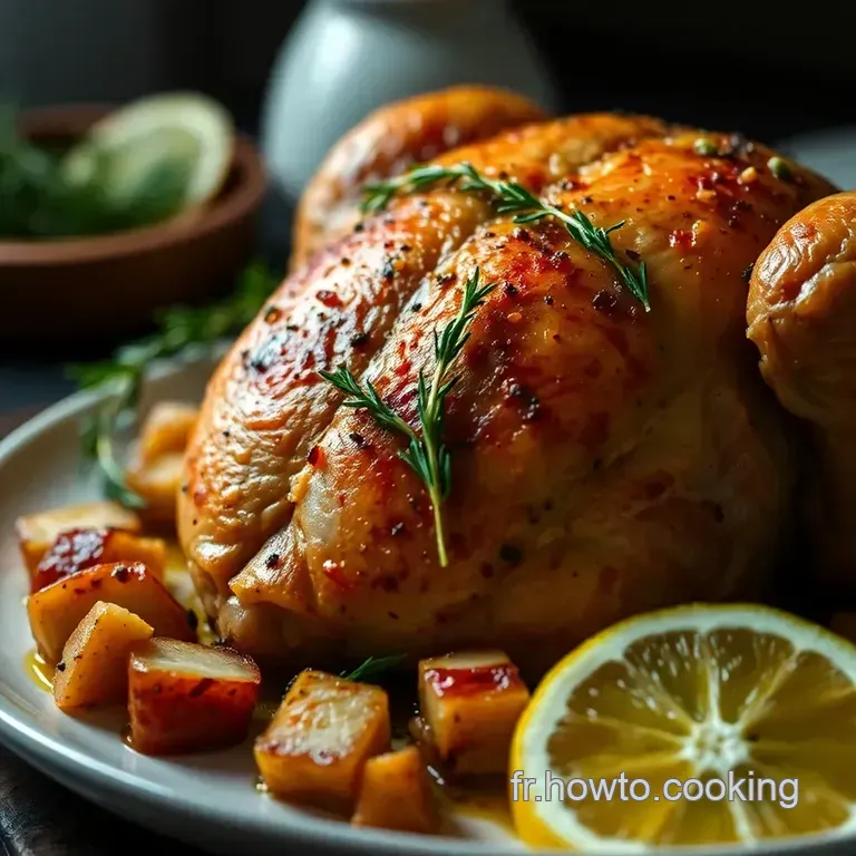 Tourne Broche De Poulet Parfum&eacute; Aux Herbes presentation