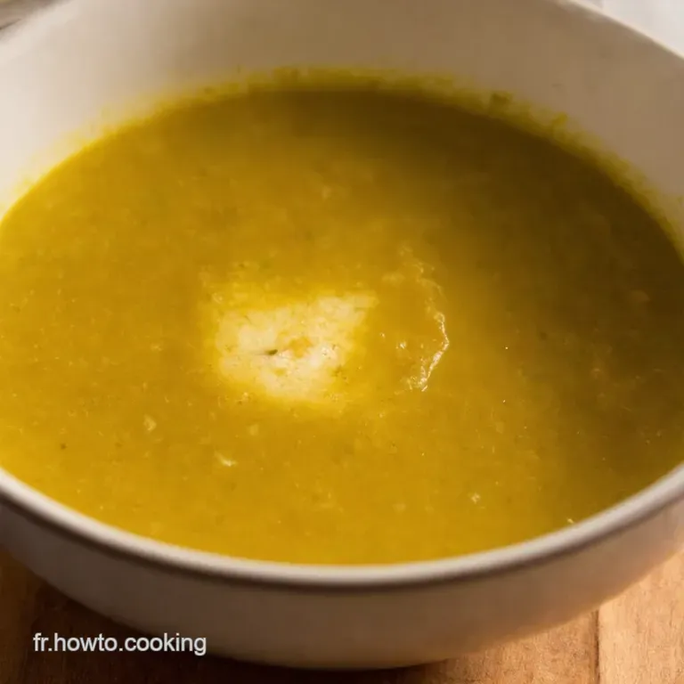 Velout&eacute; De Courgette Douceur La Soupe D&eacute;t&eacute; Par Excellence presentation