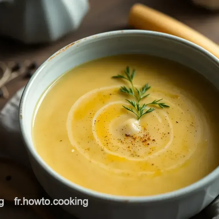 Velouté de Courgettes Épicé avec Fines Herbes