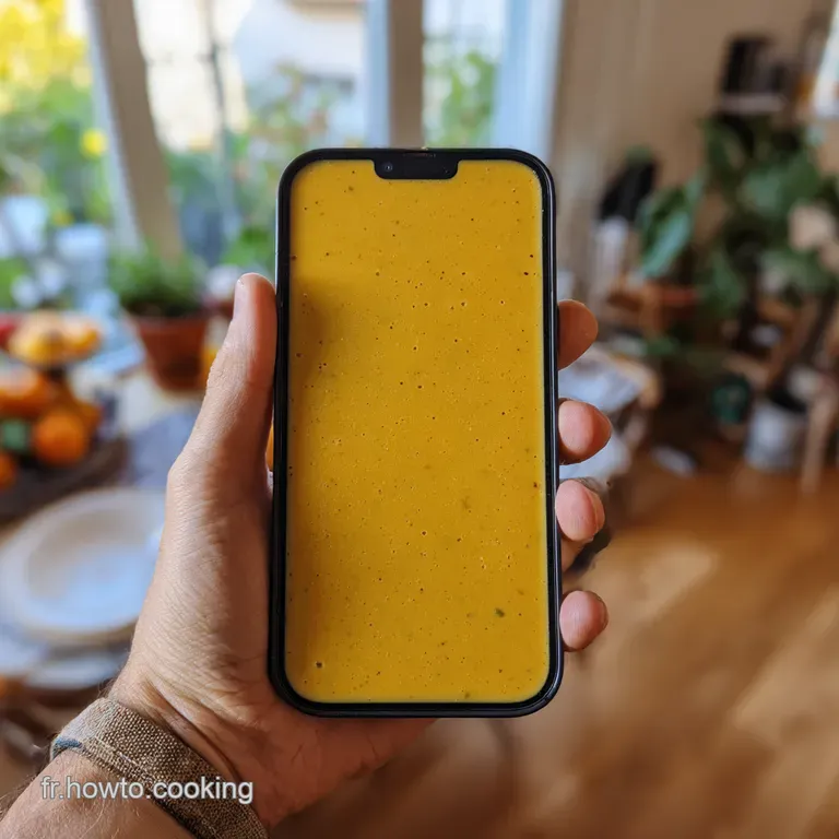 Velout&eacute; Printanier Exotique Cr&egrave;me De Petits Pois Au Lait De Coco Curry presentation