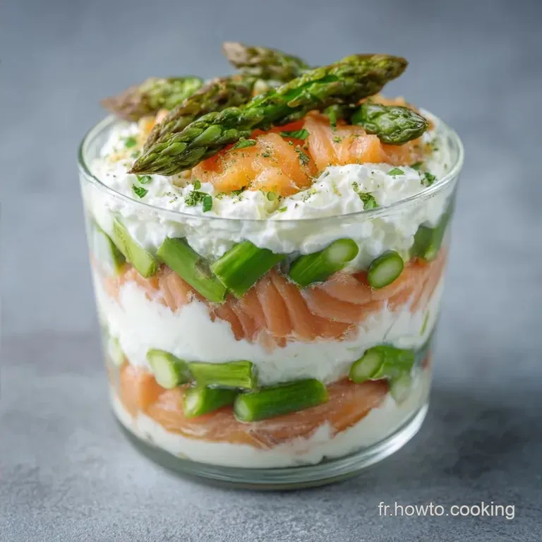 Verrine Asperge Saumon: Onctueuse et Fra&icirc;che