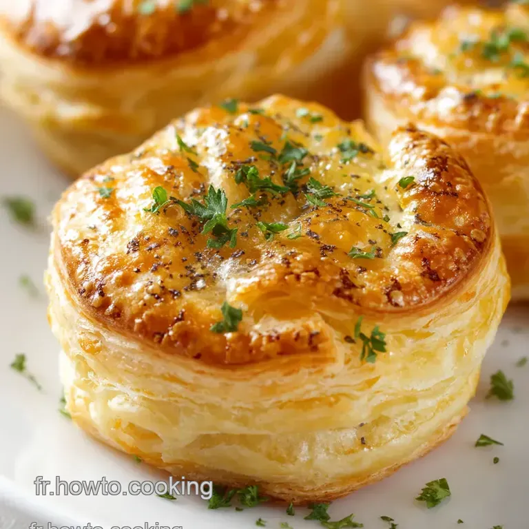 Vol-Au-Vent Royale: Poulet Cr&egrave;me Et Champignons Revisit&eacute; presentation