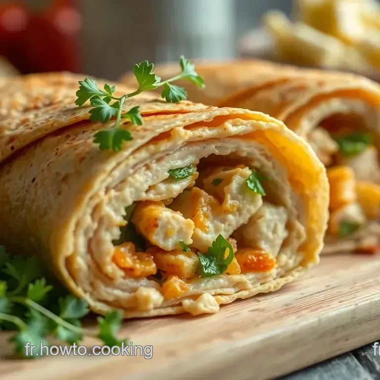 Wrap Poulet Croustillant à la Française